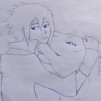 Sasuke a lvíček ^.^